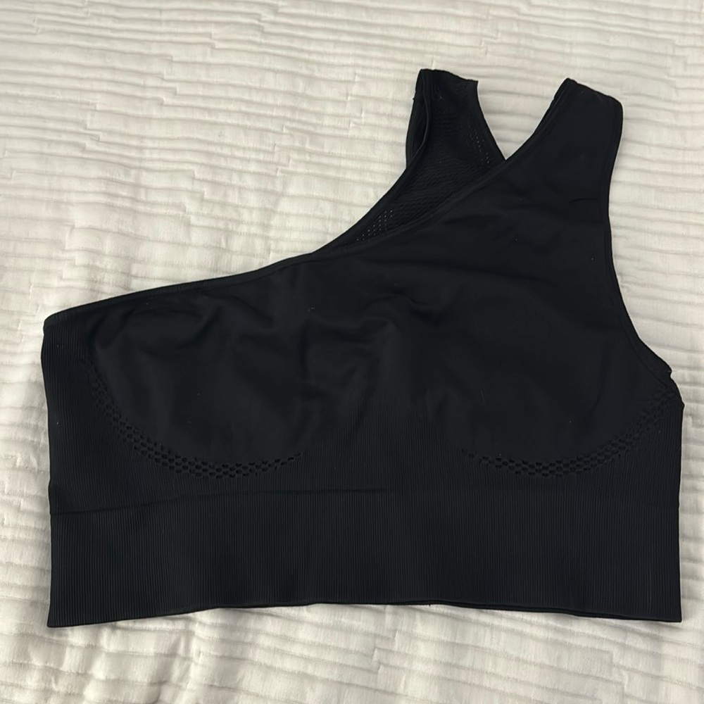 Aerie offline double layer one shoulder bra top